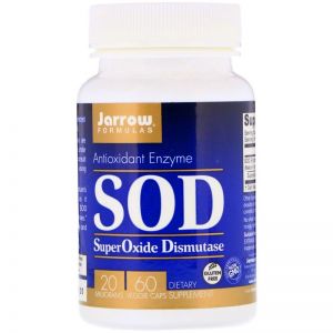 JARROW SOD dysmutaza ponadtlenkowa 20 mg 60 kaps